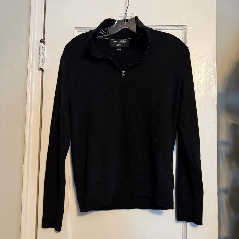 100% Merino Extra Fine Wool Quarter Zip